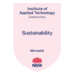 Institute of Applied Technology Construction Sustainability in Construction Logo
